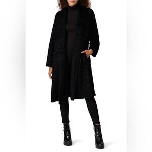 Victor Alfaro Ultra Glam Faux Fur Coat